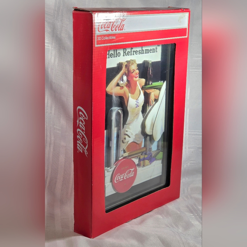 Coca-Cola Ralph Sutton - "Hello Refreshment" Framed 3D Art